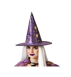 Atosa - Cappello Strega con Stelle - ViolaAtosa