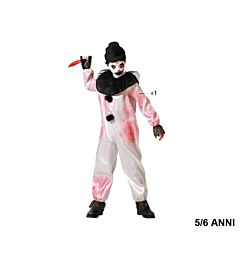 Atosa - Costume Clown Insanguinato - 5/6 Anni