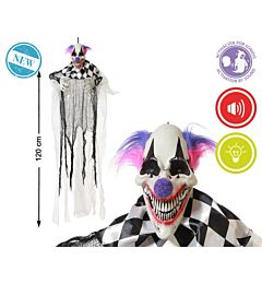Atosa - Clown Halloween con Luci/Suono - 120cmAtosa