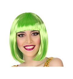 Atosa - Parrucca Liscia Corta con Frangia - VerdeAtosa