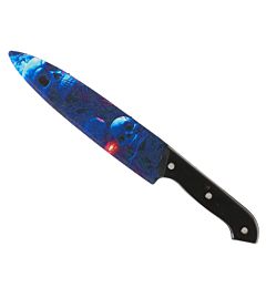 Atosa - Coltello Decorato 31cm - Teschio BluAtosa