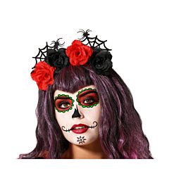 Atosa - Cerchietto Halloween FlowersAtosa