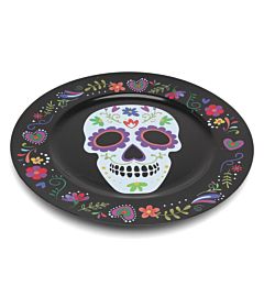 Atosa - Piatto Morte Messicana Ø33cm - Nero