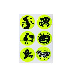 Atosa -  Adesivi Halloween Riflettenti - 6pzAtosa