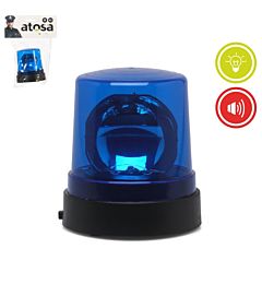 Atosa - Imitazione Girofaro Blu - 10x10cm