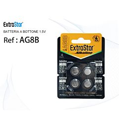 ExtraStar Batteria a Bottone AG8B 1.5V - 4pzExtrastar