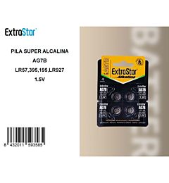 ExtraStar Batteria a Bottone AG7B 1.5V - 4pzExtrastar