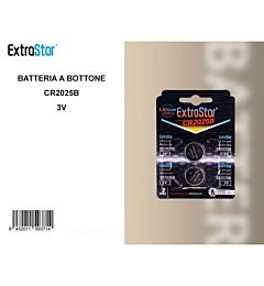 ExtraStar Batteria a Bottone CR2025 3V - 2pzExtrastar