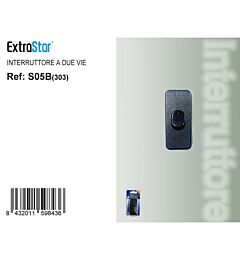 Interruttore Volante a Due Vie S05 - NeroExtrastar