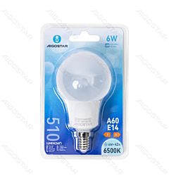 LAMPADINA LED A60 E14 6W - LUCE FREDDA - 510LM