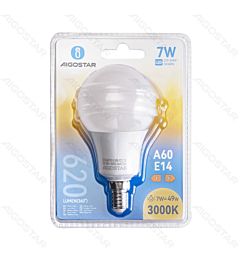 LAMPADINA LED A60 E14 7W - LUCE CALDA - 620LMAigostar