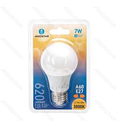 LAMPADINA LED A60 E27 7W - LUCE CALDA - 620LMAigostar