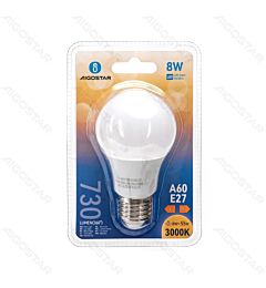 LAMPADINA LED A60 E27 8W - LUCE CALDA - 730LMAigostar