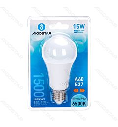 LAMPADINA LED A60 E27 15W - LUCE FREDDA - 1500LMAigostar