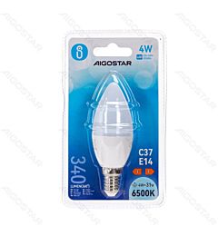 LAMPADINA LED C37 E14 4W - LUCE FREDDA - 340LMAigostar