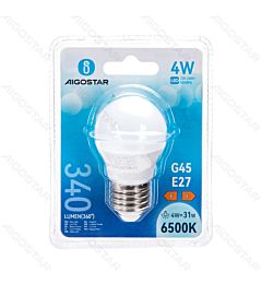 MINI GLOBO LED G45 E27 4W - LUCE FREDDA - 340LM