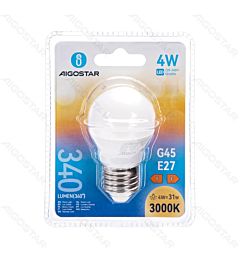 MINI GLOBO LED G45 E27 4W - LUCE CALDA 340LM