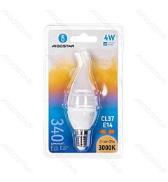 LAMPADINA LED A FIAMMA CL37 E14 4W - LUCE CALDA 340LMAigostar