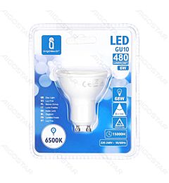 LED GU10 6W - LUCE FREDDA 6500K - 480LMAigostar