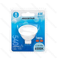 LAMPADINA LED MR16 6W - LUCE FREDDA - 540LM