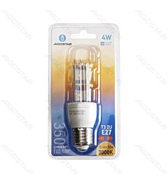 LAMPADINA LED-2U E27 4W - LUCE CALDA - 350LM