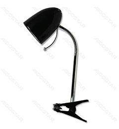 LAMPADA DA SCRIVANIA A CLIP 35CM - NEROAigostar