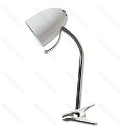 LAMPADA DA SCRIVANIA A CLIP 35CM - BIANCOAigostar