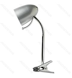 LAMPADA DA SCRIVANIA A CLIP 35CM - ARGENTO