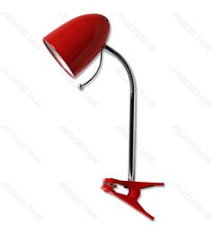 LAMPADA DA SCRIVANIA A CLIP 35CM - ROSSOAigostar