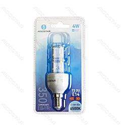 LAMPADINA LED-2U E14 4W - LUCE FREDDA - 350LM