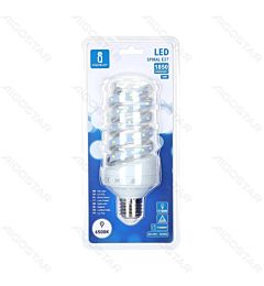 LAMPADINA LED A SPIRALE E27 18W - LUCE FREDDA - 1850LM