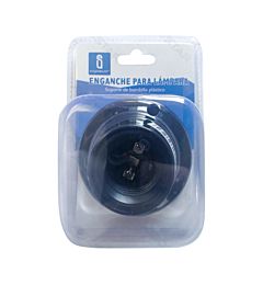 PORTALAMPADA E27 IN PLASTICA - NERO