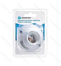 PORTALAMPADA E27 IN PLASTICA - BIANCO