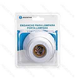 PORTALAMPADA E27 IN CERAMICA - BIANCOAigostar