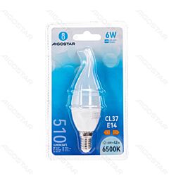 LAMPADINE LED A FIAMMA CL37 E14 6W - LUCE FREDDA - 510LMAigostar