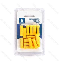 TERMINALI PREISOLATI BV5.5 - GIALLO - 15PZ
