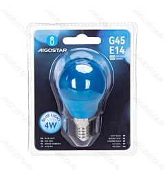 LAMPADINA LED G45 E14 4W - LUCE BLU