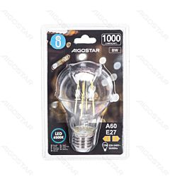 LAMPADINA LED A60 E27 8W - LUCE FREDDA 6500K