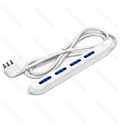MULTIPRESA A 4 VIE CON INTERRUTTORE 16A - 1,5MAigostar