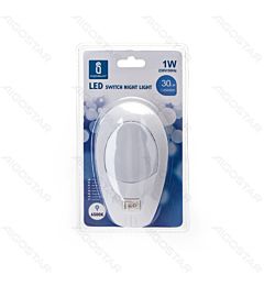LUCE NOTTURNA CON INTERRUTTORE - LUCE FREDDA