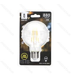 LAMPADINA LED G80 E27 8W - LUCE CALDA 2700KAigostar