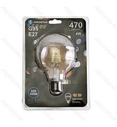 LAMPADINA LED G95 E27 4W - LUCE FREDDA 6500KAigostar