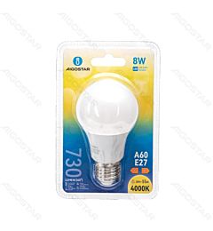 LAMPADINA LED A60 E27 8W - LUCE NEUTRA - 730LMAigostar