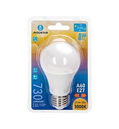 LED A60 CON SENSORE DI LUMINOSITÀ E27 8W - 3000K