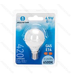 MINI GLOBO LED G45 E14 4.9W - LUCE FREDDA - 420LM
