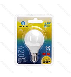 MINI GLOBO LED G45 E14 4.9W - LUCE NEUTRA - 420LM