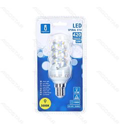 LAMPADINE LED A SPIRALI E14 4.9W - LUCE CALDA - 420LM