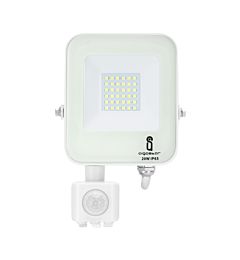 FLOODLIGHT LED CON SENSORE BIANCO 20W - LUCE NEUTRAAigostar