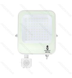FLOODLIGHT LED CON SENSORE BIANCO 50W - LUCE NEUTRAAigostar