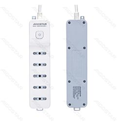 MULTIPRESA A 5 VIE CON INTERRUTTORE 16A - 1,5M